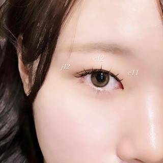 マツエク 100本
タレ目デザイン