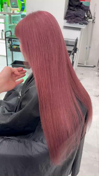 カラー 🫧モテる💗ダメー ジレスハイトーン🫧のヘアスタイル