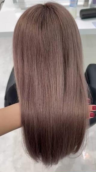 🫧モテる💗ダメー ジレスハイトーン🫧のヘアスタイル