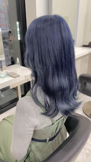 カラー 🫧モテる💗ダメー ジレスハイトーン🫧のヘアスタイル