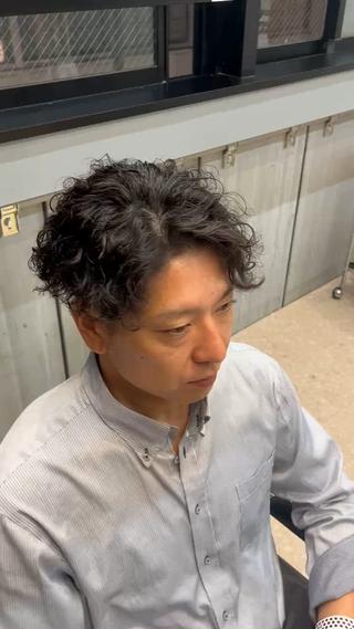 ショート パーマ メンズ fifth / 山下 和輝 海外風スタイルのヘアスタイル
