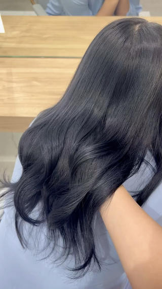 ロング カラー yuina／🫧 艶感ダブルカラー🫧のヘアスタイル