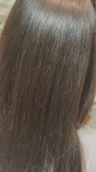 暗髪×髪質改善