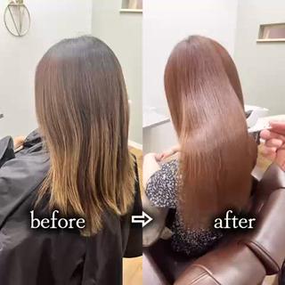 ロング muk hair篠村 髪質改善/完全個室のヘアスタイル