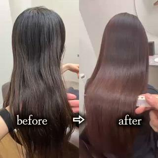 ロング muk hair篠村 髪質改善/完全個室のヘアスタイル