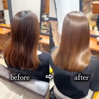 セミロング muk hair篠村 髪質改善/完全個室のヘアスタイル