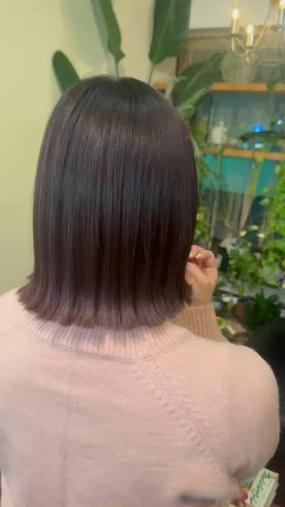 ミディアム suzu☺︎ 髪質改善/ストレートのヘアスタイル