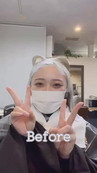 セミロング プルエクステ 代表 松本のヘアスタイル