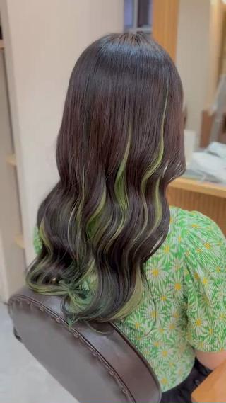 ロング カラー ROPE🫧 フウカのヘアスタイル