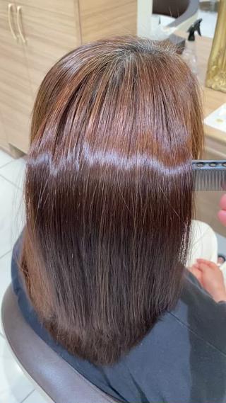 手で乾かしただけ！！
ご自宅で乾かして頂くだけで再現出来ます！！ 