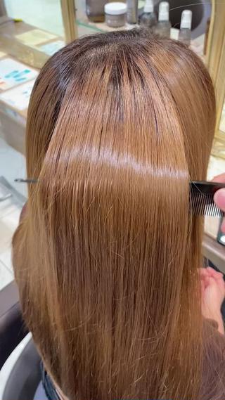 成分定着の為アイロン仕上げ
ダメージでお悩みの方は是非！！ 