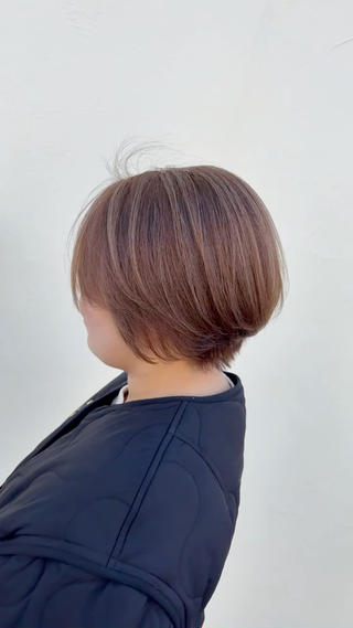 ショート カラー パーマ ヘアアレンジ 【ツヤ髪美容師】 ツダケイスケのヘアスタイル