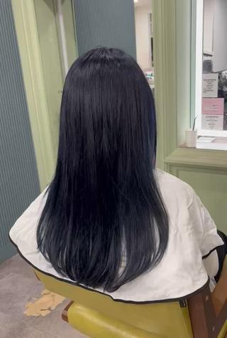 カラー AYANE ◝✩韓国ヘアのヘアスタイル