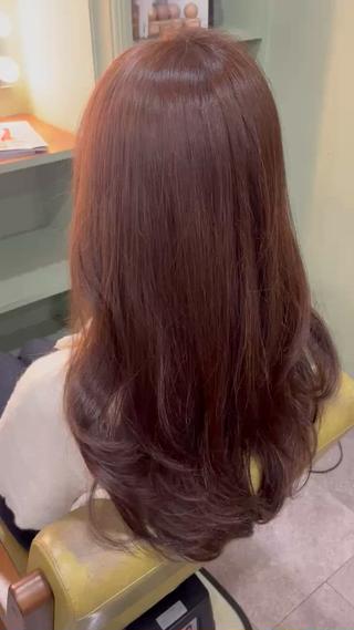 ロング カラー AYANE ◝✩韓国ヘアのヘアスタイル