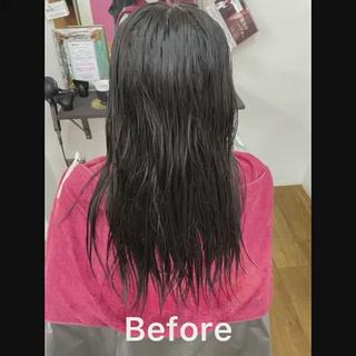 縮毛矯正＋カット 