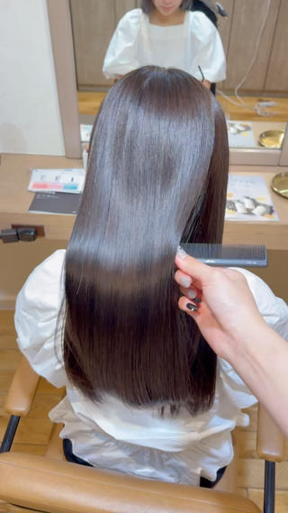 ロング ioe/髪質改善/ カラー/いしなべさえのヘアスタイル