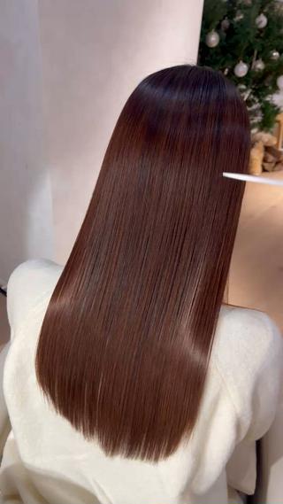ロング 大西 愛梨のヘアスタイル