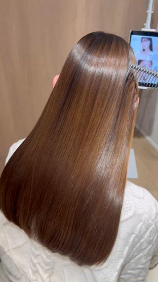 美髪ストレート 