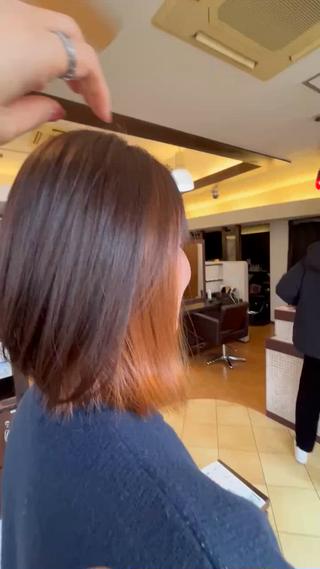 ミディアム U HARUNAのヘアスタイル