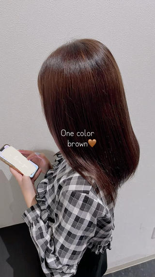 カラー 沢木 陽菜のヘアスタイル