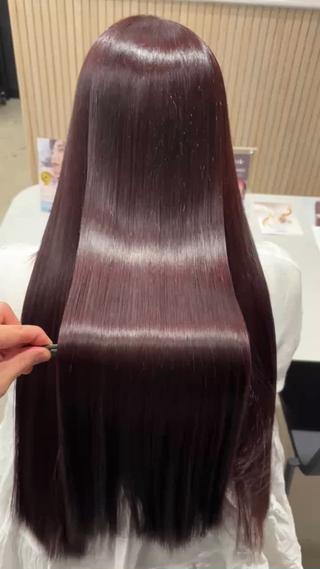 ワンカラーで染める暖色 