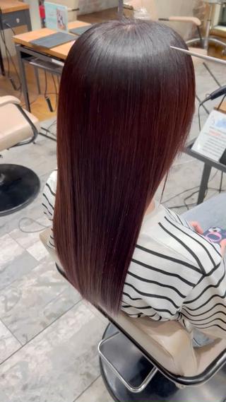 ロング 新宿✨顔周りカット 韓国ヘア/坂本亜裟海のヘアスタイル