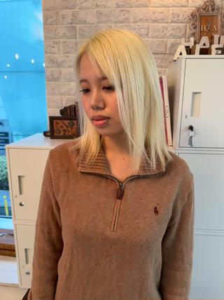 ブリーチオンリー抜きっぱなしカラー