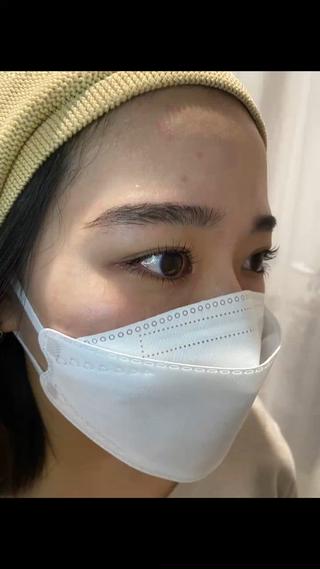 Uカールで根本カールで毛先ナチュラルに
上下マツパも最強可愛い♡ 