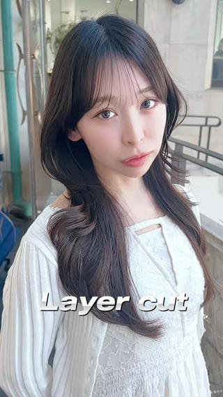 ロング 韓国系レイヤー特化 hiroのヘアスタイル