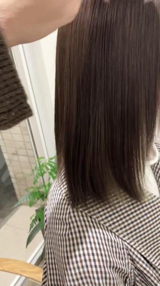 ミディアム ⭐️⭐️縮毛矯正の スペシャリスト松本✨のヘアスタイル