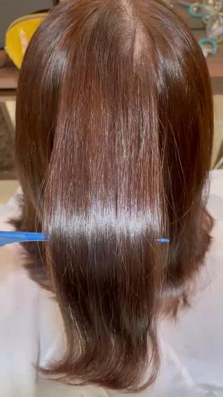 カラー 🦋透明感カラー 🦋🫧愛加のヘアスタイル