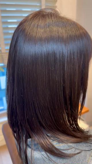 セミロング カラー BANDE 水崎 悟のヘアスタイル