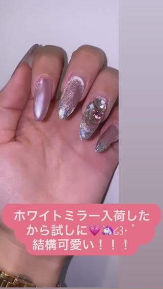 ホワイトミラー入荷
ゆめかわなかんじですごく可愛いですよ!