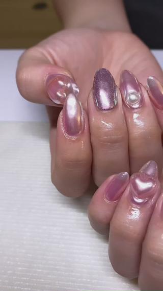 ホワイトミラー×メタルピンク
うるうるクーポンです♪
7700円コース