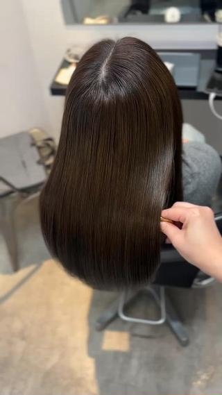 ミディアム 髪質改善♡ 保坂汐音のヘアスタイル