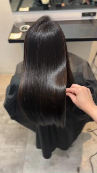 ロング 髪質改善♡ 保坂汐音のヘアスタイル