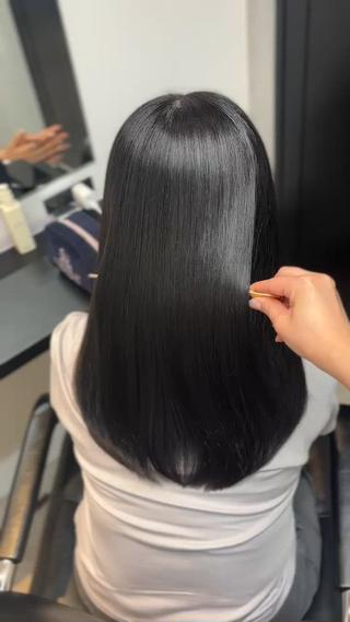 ミディアム 髪質改善♡ 保坂汐音のヘアスタイル