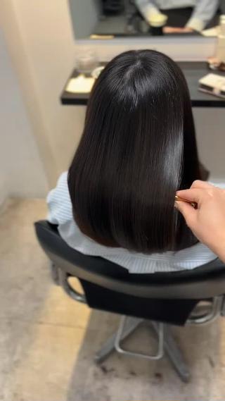 ミディアム 髪質改善♡ 保坂汐音のヘアスタイル