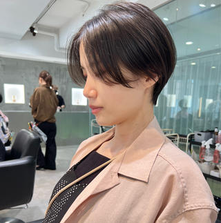 オイルのみスタイリング◎
ハンサムショート 