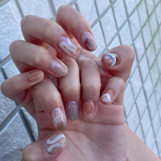 #ニュアンスネイル 