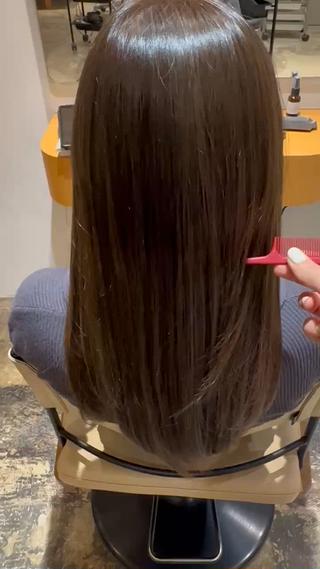 カラー 上米良 麻衣のヘアスタイル