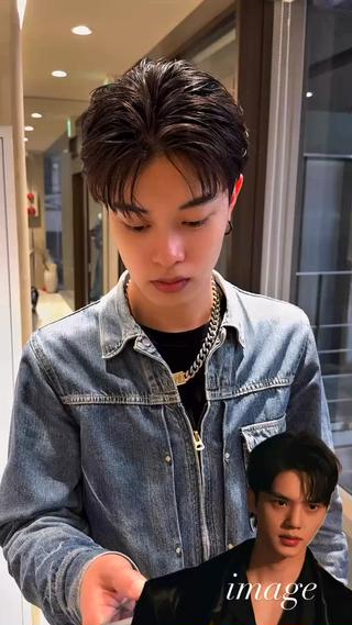 ショート パーマ ヘアアレンジ メンズ SALOWIN吉祥寺所属・クボリョウ 吉祥寺/韓国ヘアのヘアスタイル