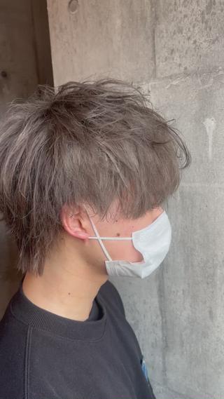 ミディアム カラー パーマ ヘアアレンジ メンズ キッズ ネイル マツエク・マツパ アイブロウ EnBlesS西宮 マンツーマン神道有基のヘアスタイル