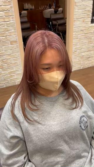 フェイスレイヤー×ピンクベージュ 