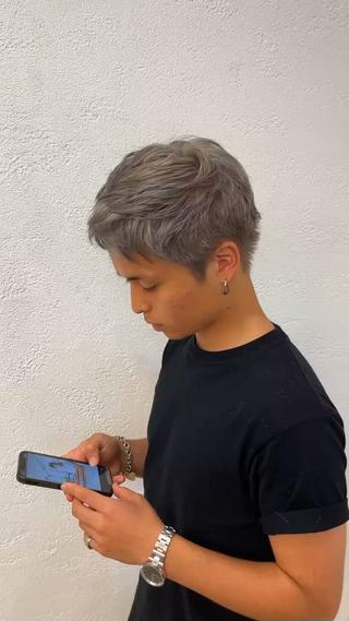 メンズ 山本 梨華のヘアスタイル