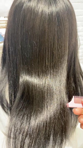 暗髪︎イルミナカラー×ULTOWAトリートメント 