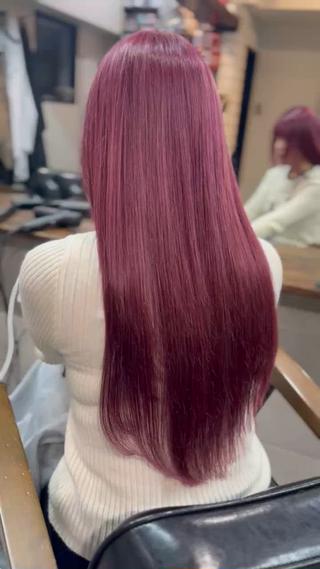 ロング カラー ⭐️エクステ指名 No.1⭐️高頭のヘアスタイル