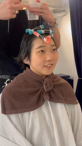 柔らかなショートパーマ◎ 