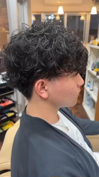 ショート パーマ メンズ メンズサロン OMURAのヘアスタイル