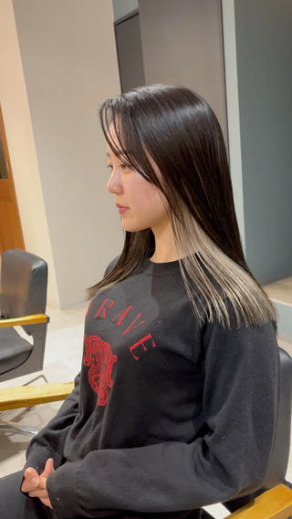 セミロング カラー 【代表】 辻龍樹のヘアスタイル